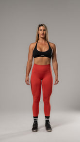 Slimline Gym leggings - Crimson Red
